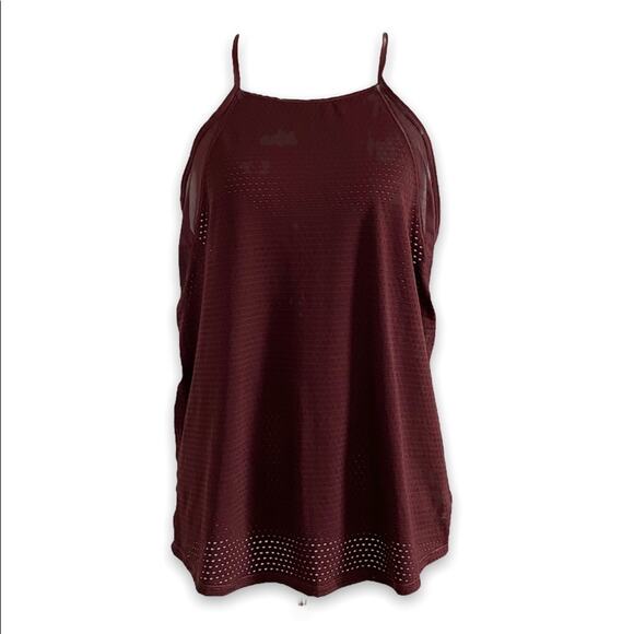 Athleta Tops - Athleta maroon burgundy racerback tank M